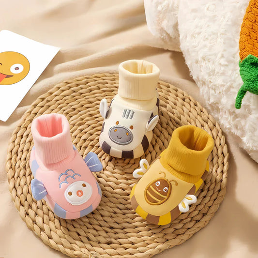 Cute Kids' Booties with Animal Motifs