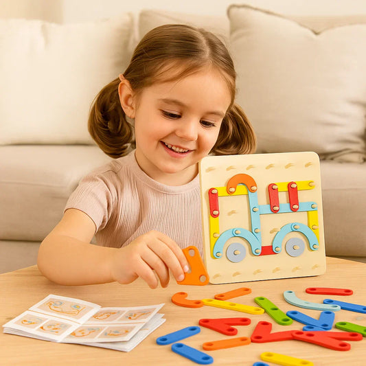 Montessori Peg Puzzle for Kids