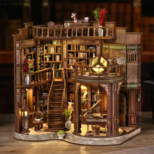 Miniature 3D Library with Lighting